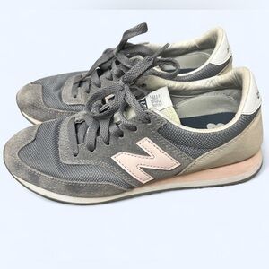 New Balance Women's Sneakers in Gray and Light Pink